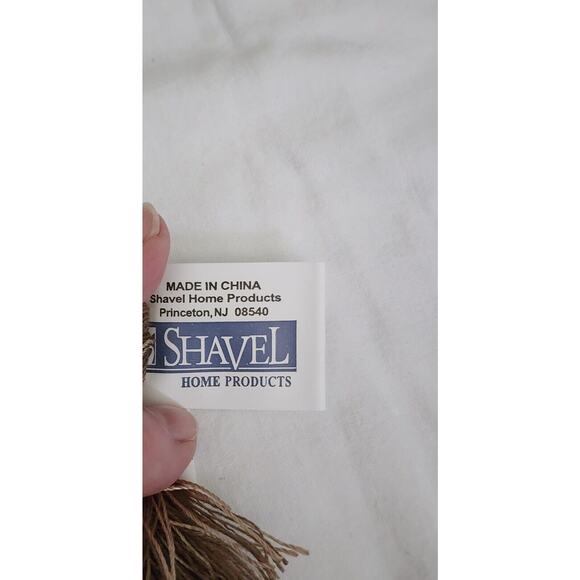 PILLOW SHAMS/COVERS-SHAVEL-Square-Rich Colors-Gold Red-Fringe Edge-26"x26" - Picture 10 of 14